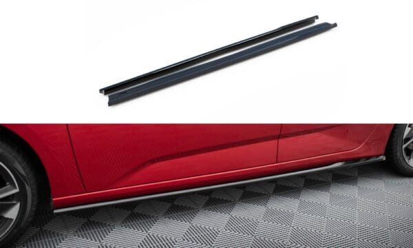 MAXTON DESIGN - Lišty pod bočné prahy PEUGEOT 308 SW MK3 ,Čierny lesk