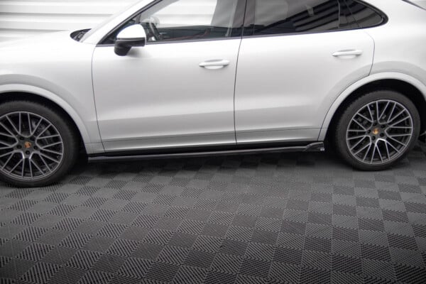 MAXTON DESIGN - Lišty pod bočné prahy, PORSCHE CAYENNE COUPE MK3, Čierny lesk – Obrázok 3