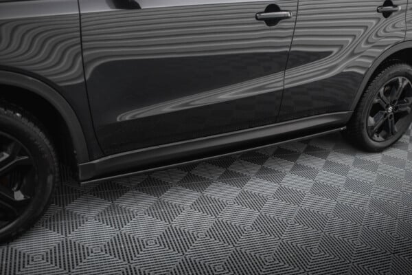 MAXTON DESIGN - Lišty pod bočné prahy , SUZUKI VITARA S MK2, Čierny lesk – Obrázok 3