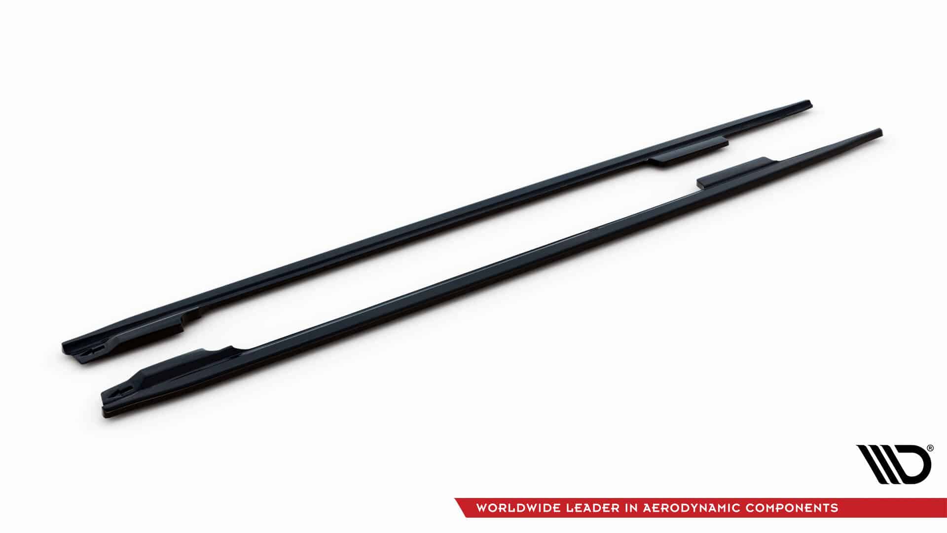 MAXTON DESIGN - Lišty pod bočné prahy V.2 , AUDI A4 / A4 S-LINE / S4 B8, Čierny lesk – Obrázok 5