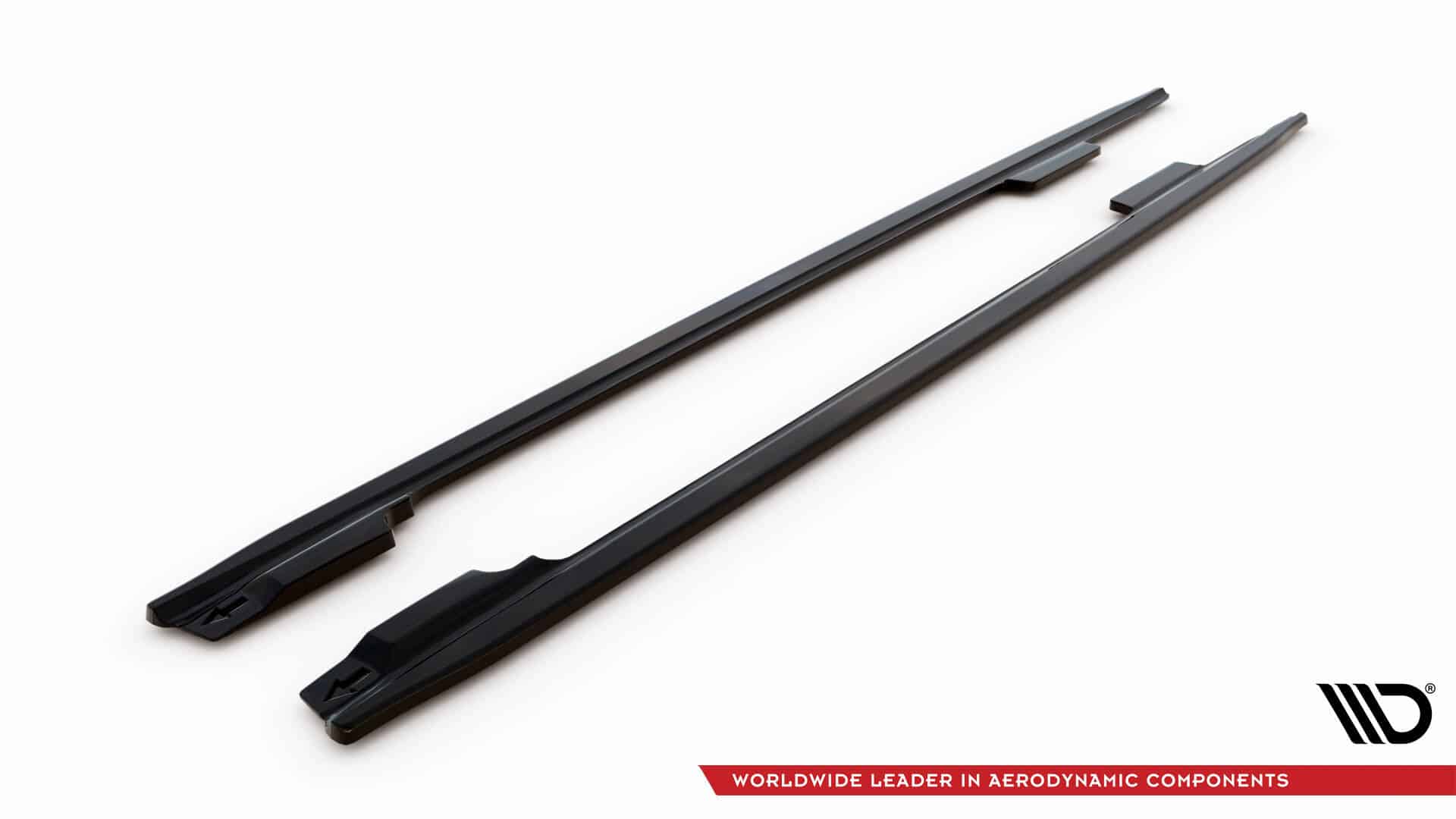 MAXTON DESIGN - Lišty pod bočné prahy V.2 , AUDI A4 / A4 S-LINE / S4 B8, Čierny lesk – Obrázok 6