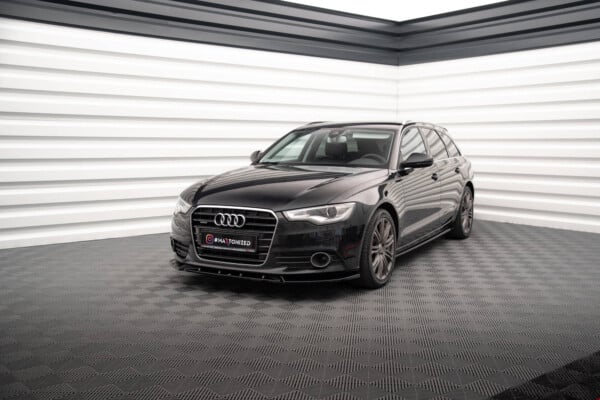 MAXTON DESIGN - Lišty pod bočné prahyV.2, AUDI A6 C7, Čierny lesk – Obrázok 3