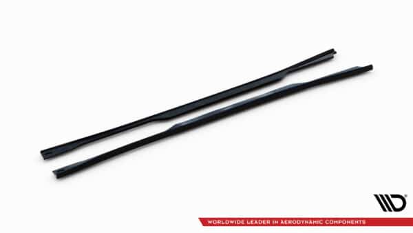 MAXTON DESIGN - Lišty pod bočné prahy V.2 INFINITI Q50 S MK1, Čierny lesk – Obrázok 5