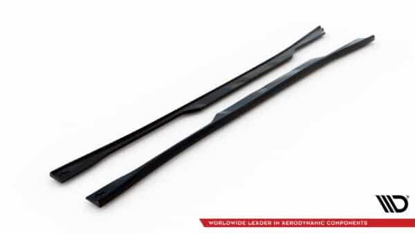 MAXTON DESIGN - Lišty pod bočné prahy V.2 INFINITI Q50 S MK1, Čierny lesk – Obrázok 6
