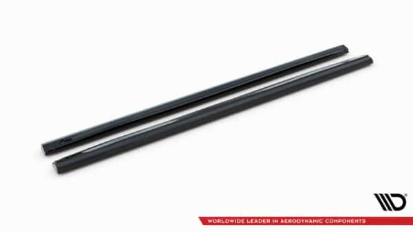 MAXTON DESIGN - Lišty pod bočné prahy ,VOLKSWAGEN TOUAREG MK2, Čierny lesk – Obrázok 5