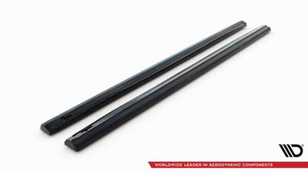 MAXTON DESIGN - Lišty pod bočné prahy ,VOLKSWAGEN TOUAREG MK2, Čierny lesk – Obrázok 6