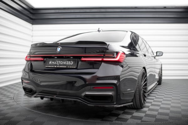 MAXTON DESIGN - Spoiler kufra kufra 3D, vhodné pre BMW 7 M-PACK G11, Čierny lesk – Obrázok 3