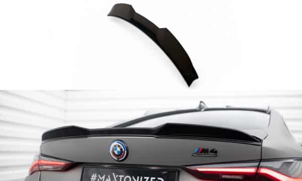 MAXTON DESIGN - Spoiler kufra 3D , vhodné pre BMW M4 G82, Čierny lesk