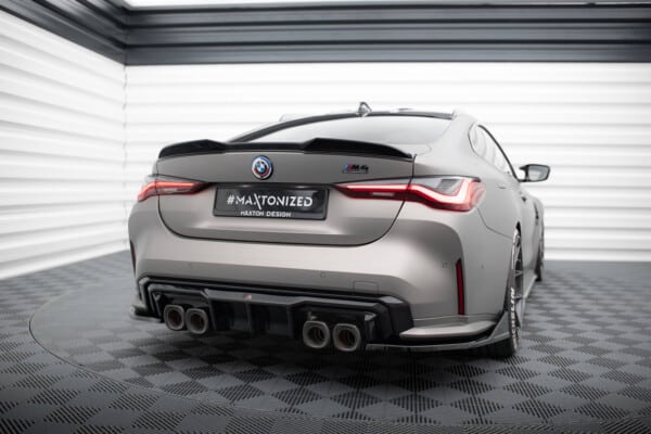 MAXTON DESIGN - Spoiler kufra 3D , vhodné pre BMW M4 G82, Čierny lesk – Obrázok 3