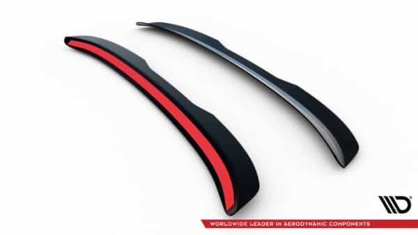 MAXTON DESIGN - Predĺženie spoilera, AUDI RS4 SEDAN B7, Čierny lesk – Obrázok 6