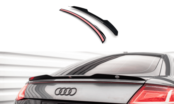 MAXTON DESIGN - Predĺženie spoilera AUDI TT S / S-LINE 8S, Čierny lesk