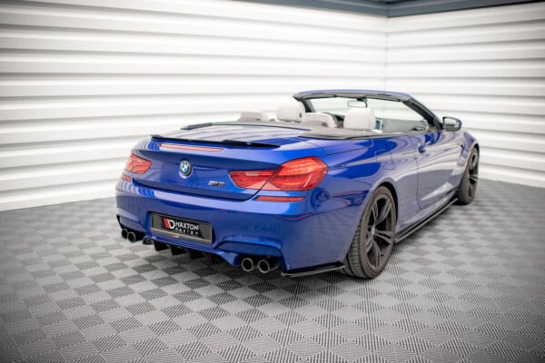 MAXTON DESIGN - Predĺženie spoilera vhodné pre BMW M6 / 6 M-PACK CABRIOLET F12, Čierny lesk – Obrázok 3