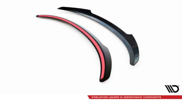 MAXTON DESIGN - Predĺženie spoilera vhodné pre BMW M6 / 6 M-PACK CABRIOLET F12, Čierny lesk – Obrázok 5