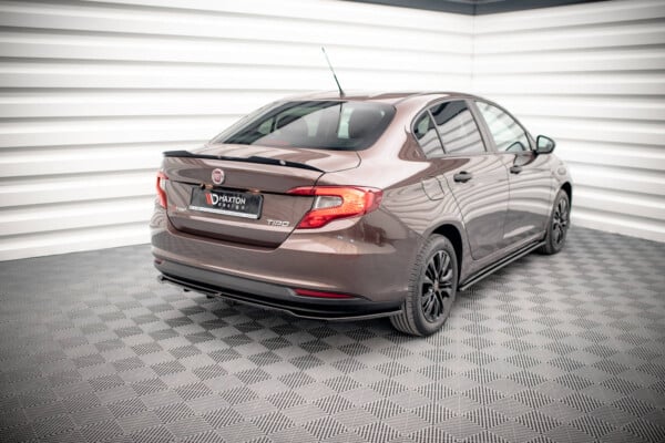 MAXTON DESIGN - Predĺženie spoilera, FIAT TIPO S SEDAN MK1, Čierny lesk – Obrázok 3