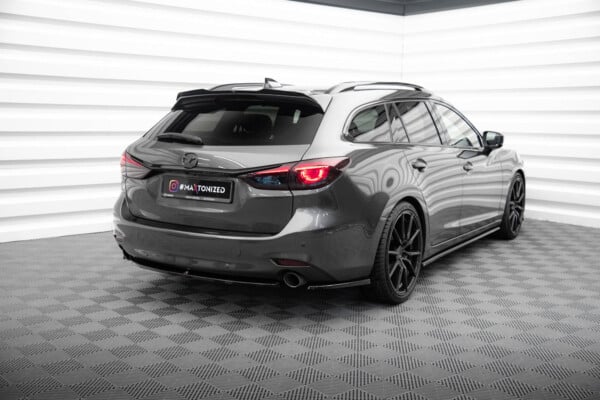 MAXTON DESIGN - Predĺženie spoilera MAZDA 6 ESTATE MK3 FACELIFT, Čierny lesk – Obrázok 3
