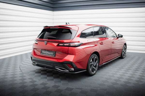 MAXTON DESIGN - Predĺženie spoilera PEUGEOT 308 SW MK3 ,Čierny lesk – Obrázok 4