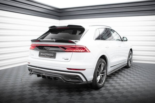 MAXTON DESIGN - Horné predĺženie spoilera 3D AUDI SQ8 / Q8 S-LINE MK1, Čierny lesk – Obrázok 2