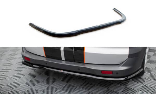 MAXTON DESIGN - Spoiler pod zadný nárazník, FORD TRANSIT COURIER MK1 , Čierny lesk