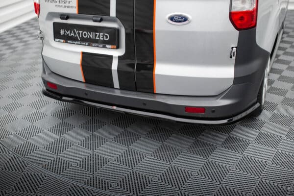 MAXTON DESIGN - Spoiler pod zadný nárazník, FORD TRANSIT COURIER MK1 , Čierny lesk – Obrázok 4
