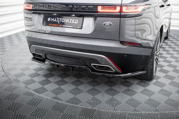 MAXTON DESIGN - Spoiler pod zadný nárazník, LAND ROVER RANGE ROVER VELAR R-DYNAMIC MK1 , Čierny lesk – Obrázok 5