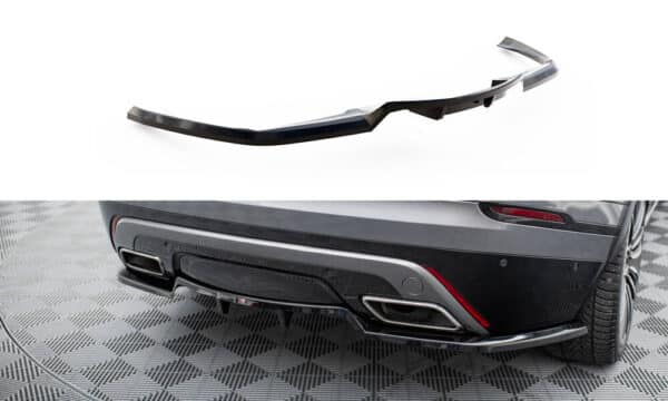 MAXTON DESIGN - Spoiler pod zadný nárazník, LAND ROVER RANGE ROVER VELAR R-DYNAMIC MK1 , Čierny lesk