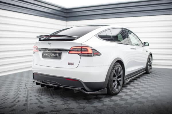 MAXTON DESIGN - Spoiler pod zadný nárazník  ,TESLA MODEL X MK1 FACELIFT, Čierny lesk – Obrázok 8