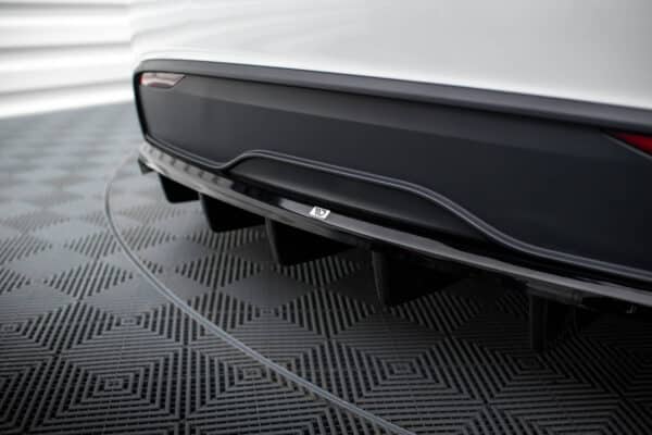 MAXTON DESIGN - Spoiler pod zadný nárazník  ,TESLA MODEL X MK1 FACELIFT, Čierny lesk – Obrázok 4