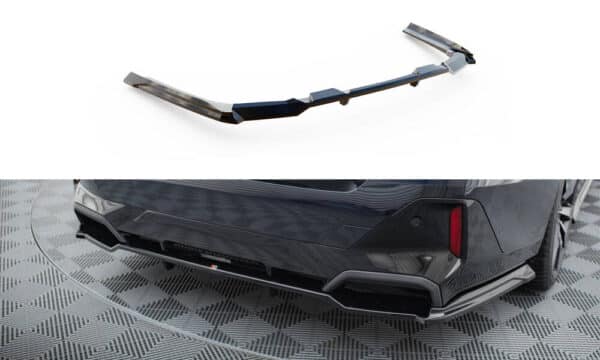 MAXTON DESIGN - Spoiler pod zadný nárazník V.2, vhodné pre BMW 5 M-PACK G60, Čierny lesk