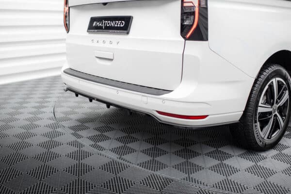 MAXTON DESIGN - Spoiler pod zadný nárazník, VOLKSWAGEN CADDY MAXI MK5, Čierny lesk – Obrázok 6