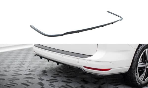 MAXTON DESIGN - Spoiler pod zadný nárazník, VOLKSWAGEN CADDY MAXI MK5, Čierny lesk