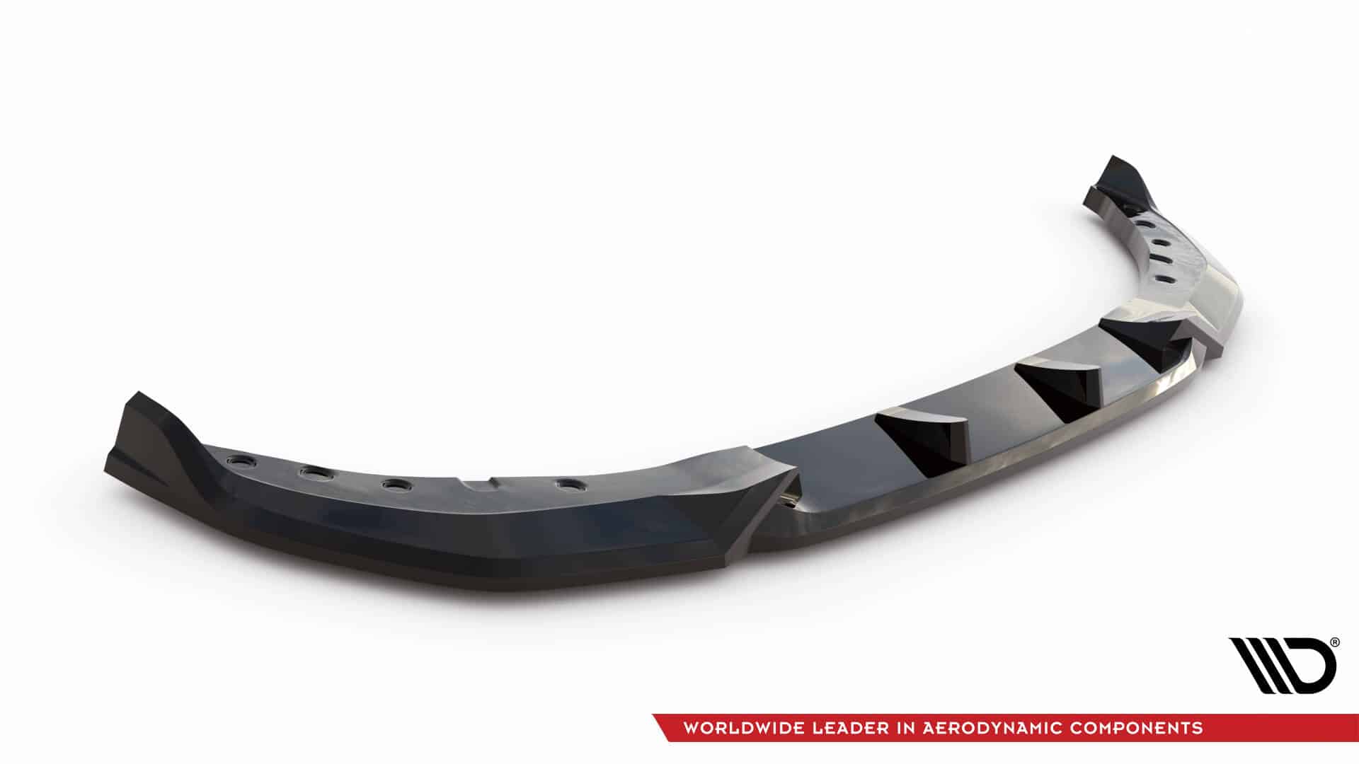 MAXTON DESIGN - Spoiler pod predný nárazník ,vhodné pre BMW 3 SEDAN / TOURING G20 / G21 FACELIFT, Čierny lesk – Obrázok 2