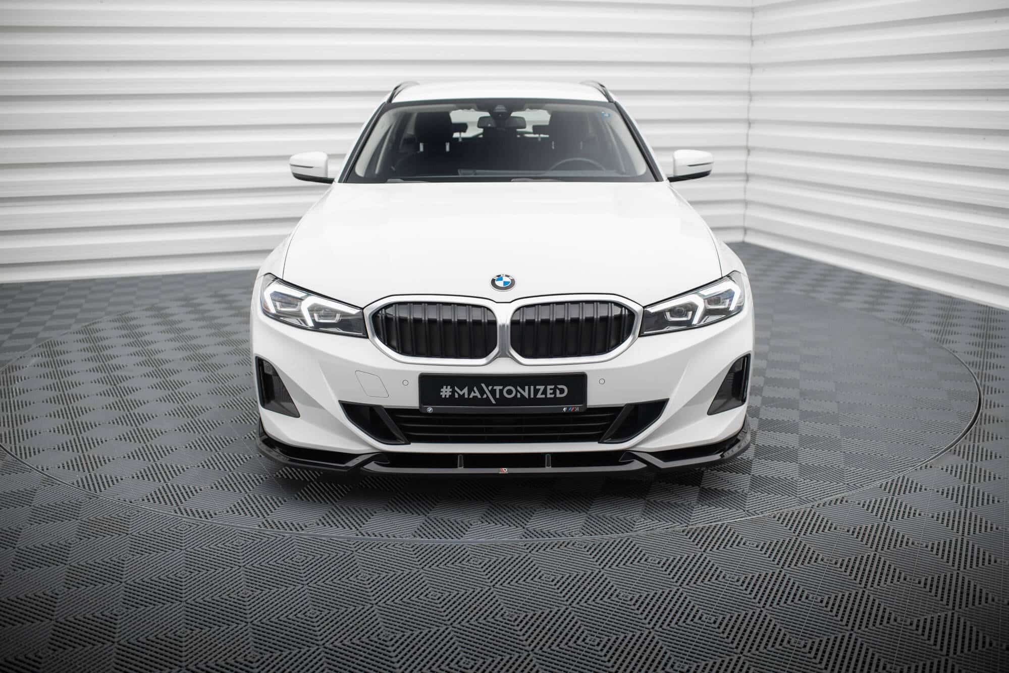 MAXTON DESIGN - Spoiler pod predný nárazník ,vhodné pre BMW 3 SEDAN / TOURING G20 / G21 FACELIFT, Čierny lesk – Obrázok 3