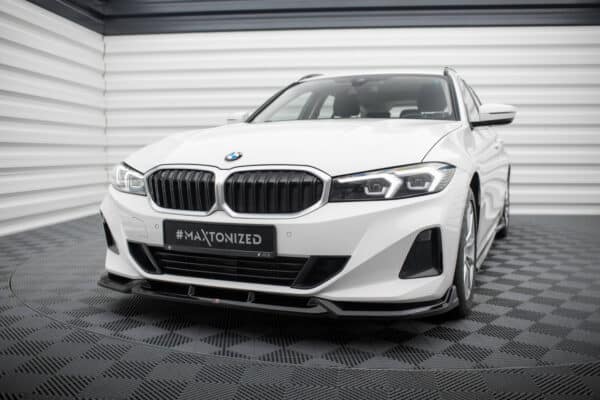 MAXTON DESIGN - Spoiler pod predný nárazník ,vhodné pre BMW 3 SEDAN / TOURING G20 / G21 FACELIFT, Čierny lesk – Obrázok 4