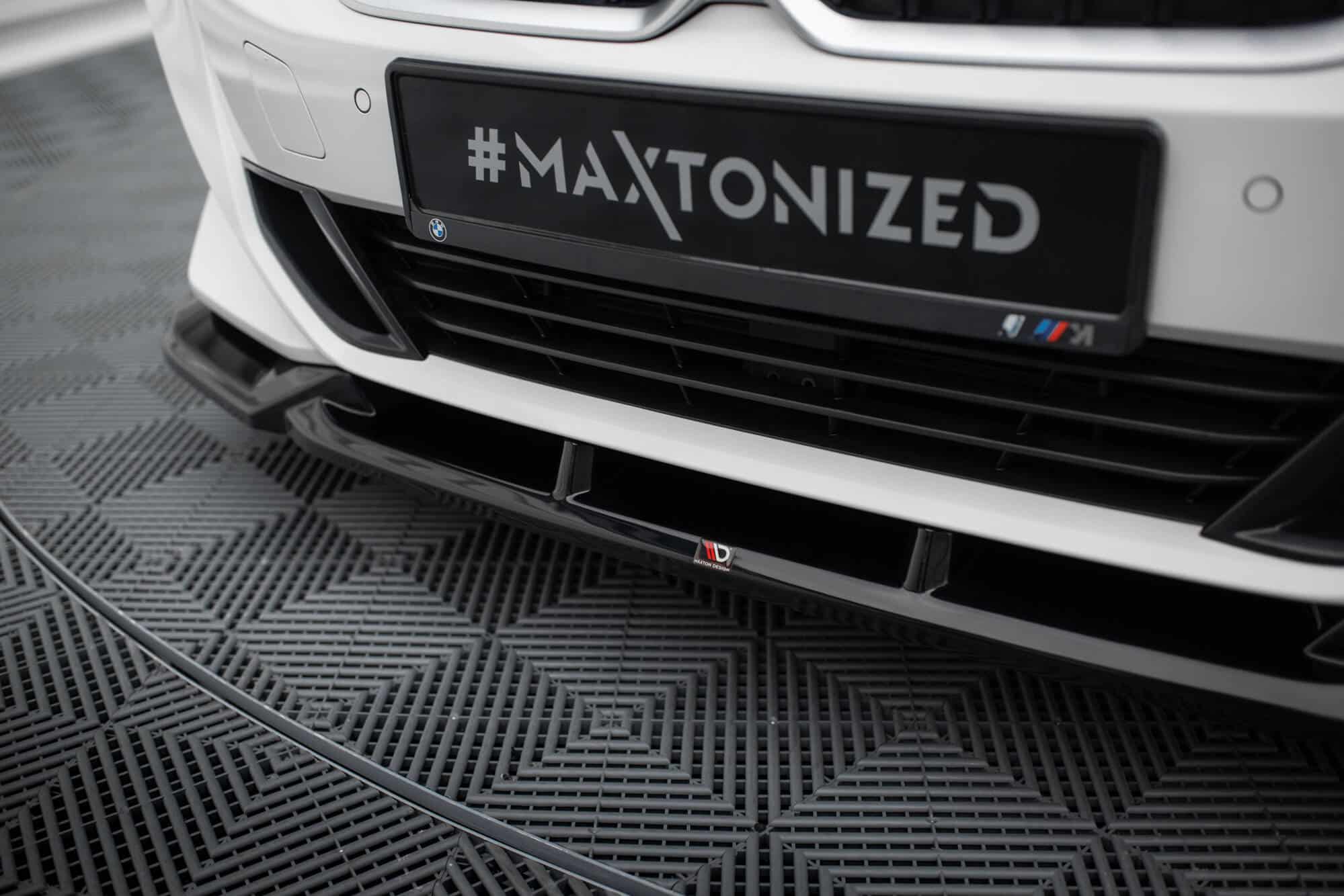 MAXTON DESIGN - Spoiler pod predný nárazník ,vhodné pre BMW 3 SEDAN / TOURING G20 / G21 FACELIFT, Čierny lesk – Obrázok 5