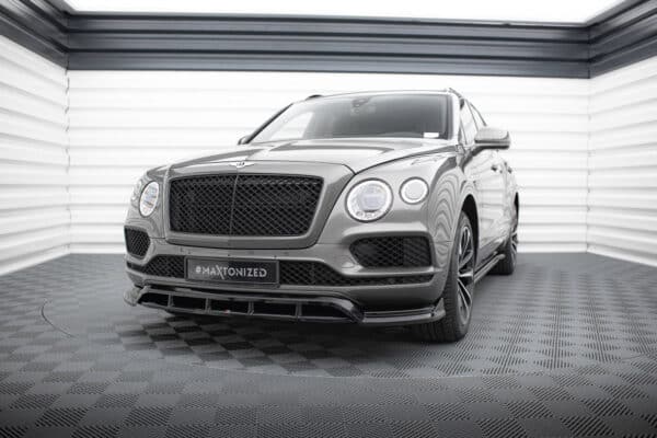 MAXTON DESIGN - Spoiler pod predný nárazník, BENTLEY BENTAYGA MK1, Čierny lesk – Obrázok 3
