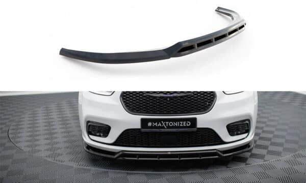 MAXTON DESIGN - Spoiler pod predný nárazník , CHRYSLER PACIFICA MK2 FACELIFT, Čierny lesk