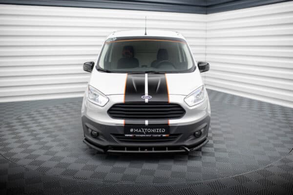 MAXTON DESIGN - Spoiler pod predný nárazník, FORD TRANSIT COURIER MK1 , Čierny lesk – Obrázok 3