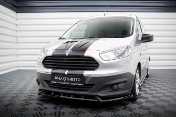 MAXTON DESIGN - Spoiler pod predný nárazník, FORD TRANSIT COURIER MK1 , Čierny lesk – Obrázok 2