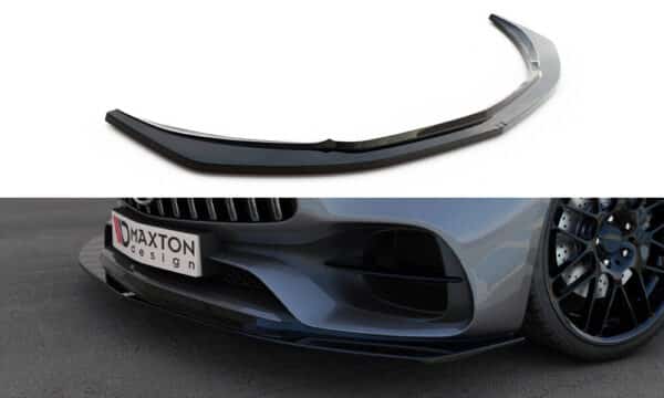 MAXTON DESIGN - Spoiler pod predný nárazník , MERCEDES-AMG GT S C190 FACELIFT, Čierny lesk