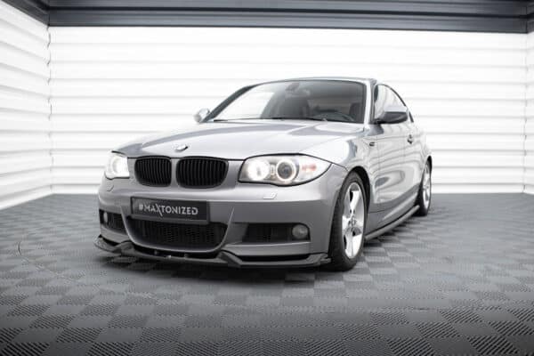 MAXTON DESIGN - Spoiler pod predný nárazník V.1 ,vhodné pre BMW 1 M-PACK E82, Čierny lesk – Obrázok 3