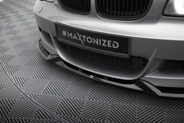 MAXTON DESIGN - Spoiler pod predný nárazník V.1 ,vhodné pre BMW 1 M-PACK E82, Čierny lesk – Obrázok 4