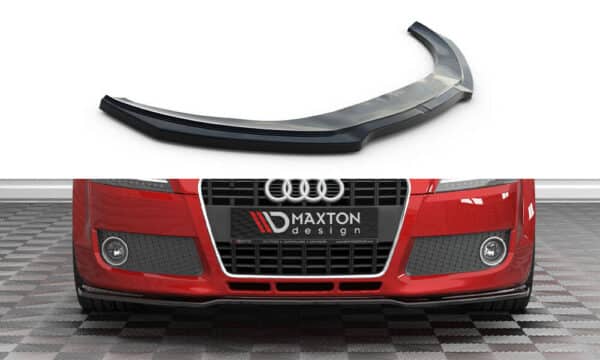 MAXTON DESIGN - Spoiler pod predný nárazník V.2 ,AUDI TT 8J, Čierna lesklá