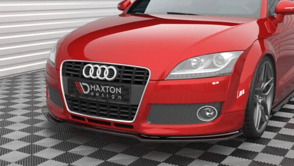 MAXTON DESIGN - Spoiler pod predný nárazník V.2 ,AUDI TT 8J, Čierna lesklá – Obrázok 4