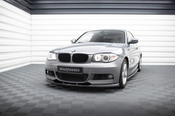 MAXTON DESIGN - Spoiler pod predný nárazník V.2 ,vhodné pre BMW 1 M-PACK E82, Čierny lesk – Obrázok 4
