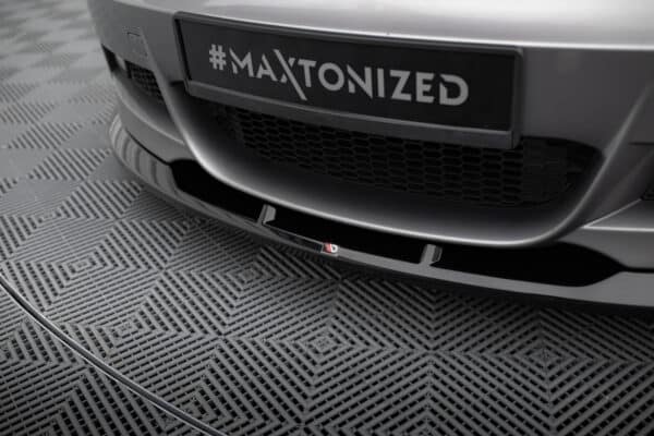 MAXTON DESIGN - Spoiler pod predný nárazník V.2 ,vhodné pre BMW 1 M-PACK E82, Čierny lesk – Obrázok 2