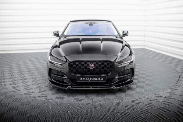 MAXTON DESIGN -Spoiler pod predný nárazník  V.2 JAGUAR XE X760 FACELIFT, Čierny lesk – Obrázok 2