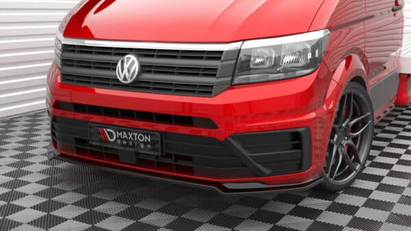 MAXTON DESIGN - Spoiler pod predný nárazník V.2 ,VOLKSWAGEN CRAFTER MK2, Čierny lesk – Obrázok 3