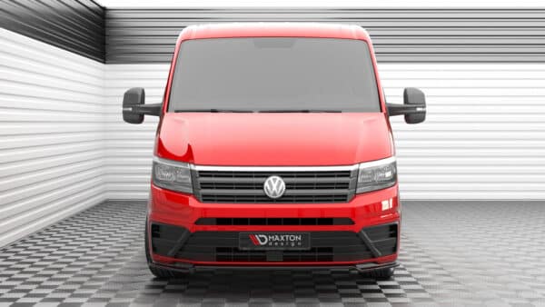 MAXTON DESIGN - Spoiler pod predný nárazník V.2 ,VOLKSWAGEN CRAFTER MK2, Čierny lesk – Obrázok 4