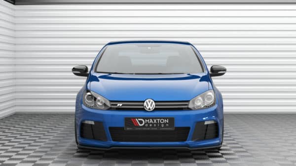 MAXTON DESIGN - Spoiler pod predný nárazník V.2, VOLKSWAGEN GOLF R MK6, Čierny lesk – Obrázok 3