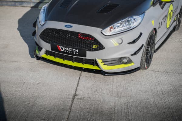 MAXTON DESIGN - Spoiler pod predný nárazník V.4, FORD FIESTA ST MK7 FACELIFT, Čierny lesk – Obrázok 3